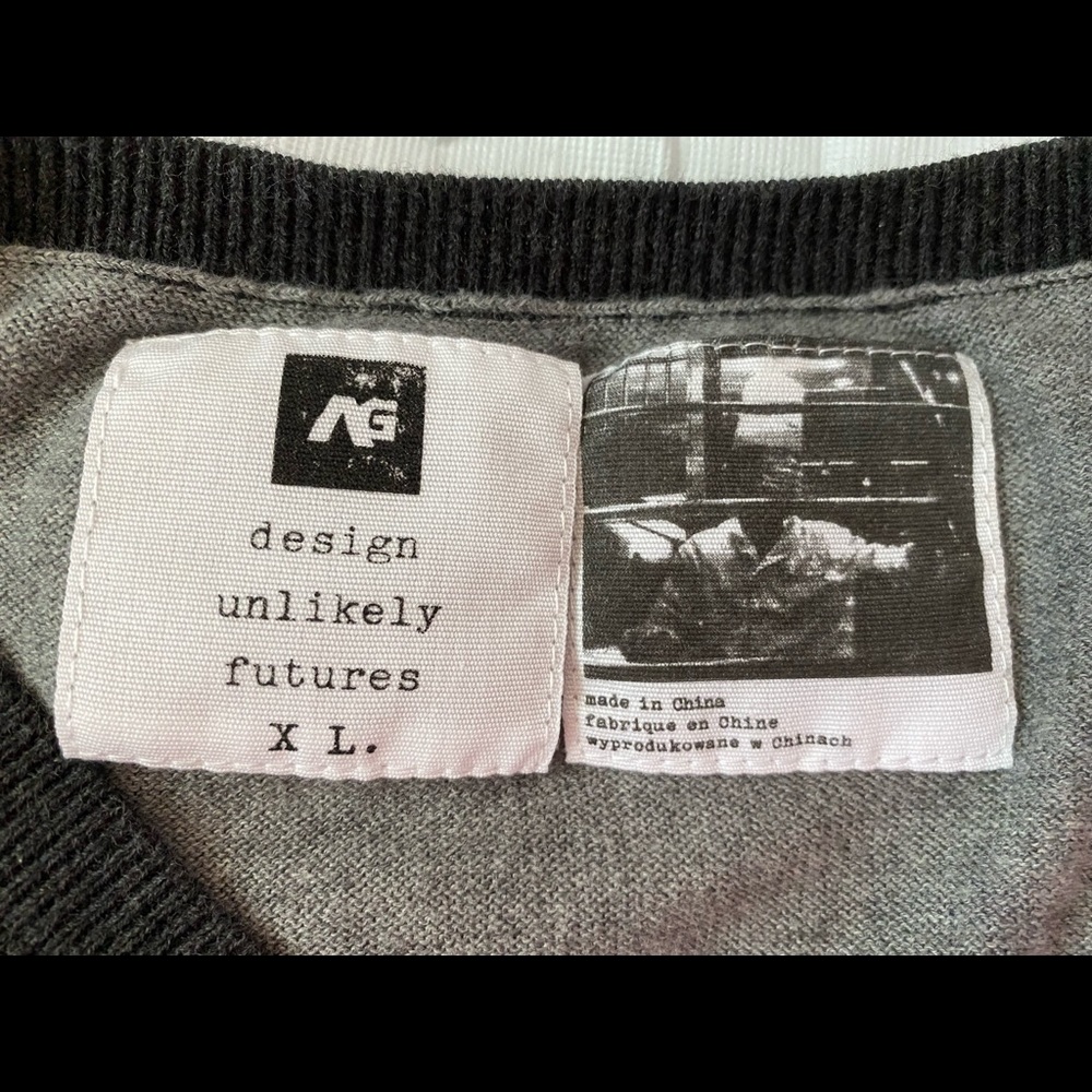 Analog Gray Color Block Sweater - image 6